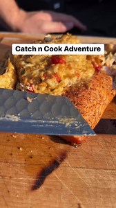 24K views · 838 reactions | Crazy Catch n Cook - Crab and Salmon might be the best seafood combination 呂 #salmon #lumpcrab #catchandcook | Chef Cuso | Facebook