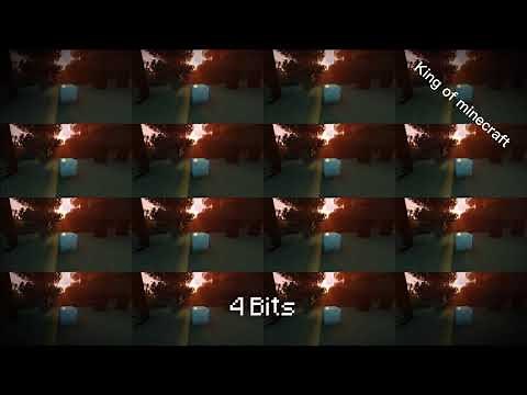 1Bit to Infinite Bits minecraft animation