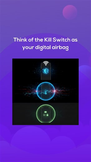 Cyberova VPN on Instagram: "Think of the Kill Switch as your digital airbag. 🚗💥 Even the best connections can flicker. If your VPN drops for even a second, your real IP address could leak to the website you’re visiting. Cyberova’s Kill Switch instantly cuts your internet access if the VPN connection is interrupted. It ensures that not a single byte of data leaves your device unencrypted. Safety implies zero margin for error. #CyberovaVPN #TechExplained #KillSwitch #VPNFeatures #CyberovaTech #S