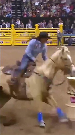HISTORIC NFR MOMENT OF THE WEEK HAILEY KINSEL ARENA RECORD