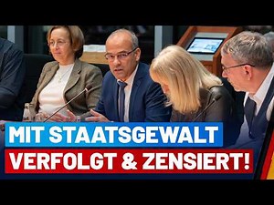 Persecution of government critics: Lecture on the Dr. Witzschel case! - AfD parliamentary group