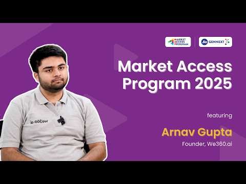 Founder Talks | MAP Cohort 2025 | Arnav Gupta of We360.ai