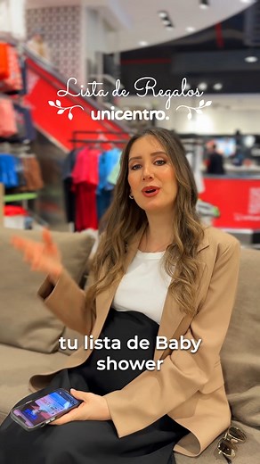 👶✨ Entre dudas y ternura… ¡encontró todo en un solo lugar! Acompañamos a una futura mamá a crear su lista de regalos de baby shower, y descubrió que en Unicentro todo es rápido, fácil y completo. Hacer tu lista nunca fue tan simple.💛 🍼 Creá la tuya hoy y viví la experiencia Unicentro. #Unicentro #BabyShower #ListaDeRegalos #Maternidad #RegalosConAmor | Unicentro