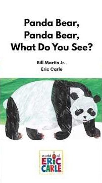 Panda Bear, Panda Bear, What Do You See? #pandabear #ericcarle #littlecatholiclearners