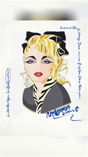 Madonna Through the Years: A Cartoon Retrospective
