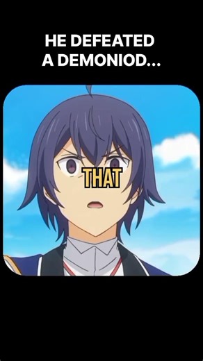 HE DEFEATED A DEMONOID 🥶 || #anime #shorts