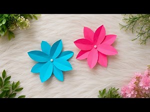 Make Beautiful DIY Paper Flowers | Decorative Paper Flower Tutorial | Easy Origami | Paper Craft