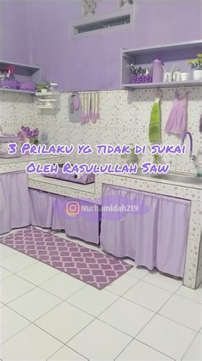 Dapur ungu di rumah ungu ‪@Nurhamidah‬