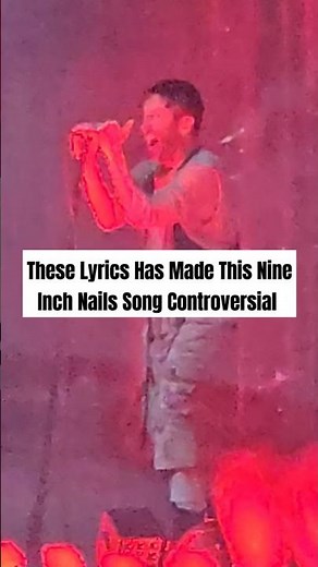 These Lyrics Has Made This NINE INCH NAILS Song Controversial🤯 #nineinchnails #nin #trentreznor