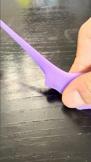 Stretching a Tiny Purple Dino Squishy 🦖💜 | Satisfying ASMR
