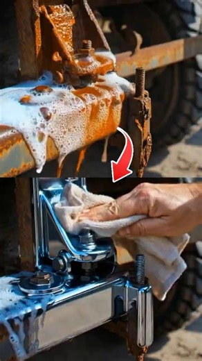 Watch This Rusty Metal Shine Again! #rustremoval #diy