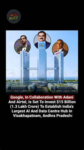 🚨 Google, In Collaboration With Adani And Airtel🤯 #viral #adani #google #airtel