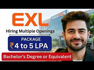 Fresh Graduate Jobs at EXL: Multiple Openings for 0-3 Years Experience!