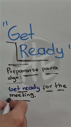 How to use #GetReady and the ReadyFor structure correctly in English?