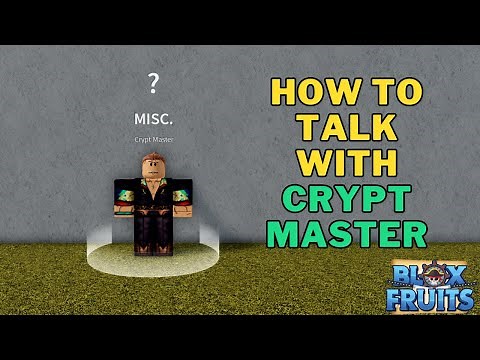 How To Talk With Crypt Master NPC in Blox Fruits | Third Sea