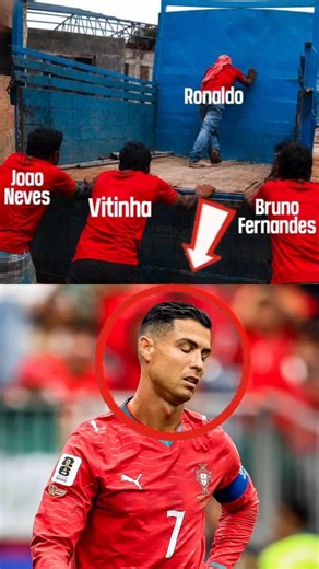 Cristiano Ronaldo's Reaction to Portugal Vs Congo Midfielder! 😩 #football #cristianoronaldo