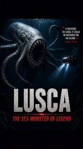 Lusca The Monster of the Blue Holes 🌊🐙 #lusca #blueholes #seamonster #oceanmystery