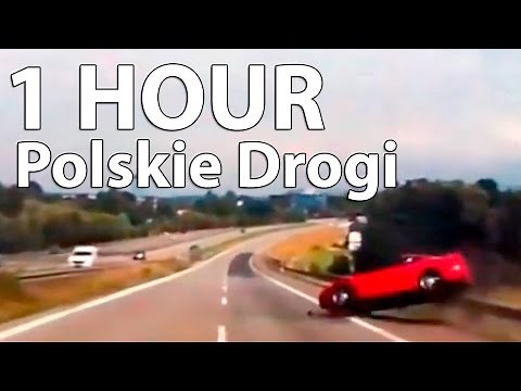 1 HOUR Car Crashes Compilation [Polskie Drogi] # 2016 - FULL HD Long