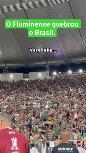 Parei de apostar no Fluminense família, não tem como.