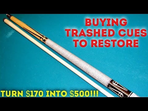How to buy, restore and sell pool cues for a profit! McDermott EK1