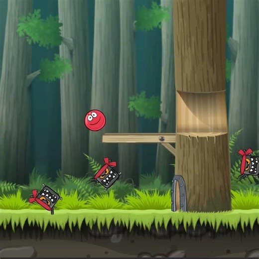 Red Ball Takes on 100 Boxes in EPIC Battle