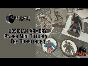 Paper Mini Assembly - Tabletop Gaming Made Accessible #ttrpg #miniatures #dnd #tabletopgaming