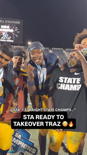 305 Sports on Instagram: "Listen to the CHAMPS. STA wants to DOMINATE at Traz 😤💨 @sta_football St. Thomas Aquinas seniors are ready to BALL for Team Broward against Dade on Dec. 21. Get tickets NOW!"