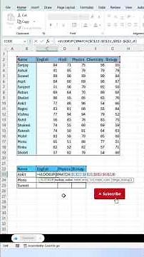 X-Match Vlookup Formula In Ms Excel 👌💯✅ / #excelshortcuts #excel #microsoftoffice #realshahnawaj