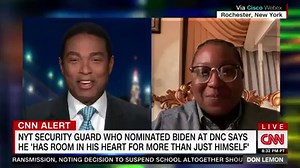 144K views · 2.1K reactions | Last year, a security guard said "I love you" to Joe Biden in an elevator and the exchange went viral. On Tuesday night, that same woman gave the first speech officially nominating Biden for president at the #DemConvention. "It was very humbling to me," says Jacquelyn Brittany. https://cnn.it/2QsDn8h | CNN Replay | Facebook