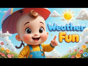 Weather Song ☀️🌧❄️ | Fun Kids Song & Nursery Rhyme for Toddlers & Preschool | Learn Weather