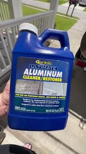 How to clean a pontoon boat!! 🧼 #shorts #pontoonboat