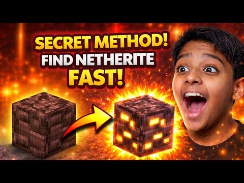 BEST Way to Find NETHERITE in Minecraft (Fast & Easy!)