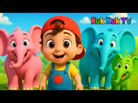 The Elephant March | Nursery Rhymes & Kids Song | Kuk Kuk TV