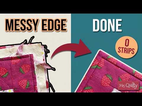 Easiest Quilt Binding Ever 🧵 Use the Backing