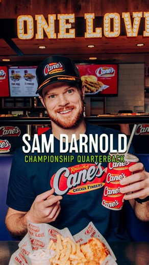 @SamDarnold does it all 🏆🏈 From winning the big game in San Francisco to Chicken Fingers in Seattle | Raising Cane's