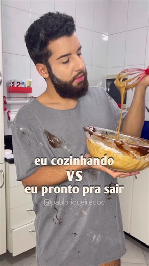 Eu cozinhando VS Eu pronto pra sair 🤡 #humorbr #humortiktok #fybrasil #foryoubrasil