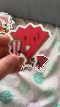 i got bfdi stickers :D #bfb #bfdi