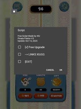 PINATA FIESTA SCRIPT GAME GUARDIAN FREE UPGRADE REVIEW