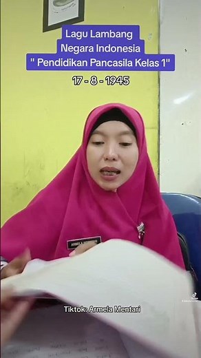 Lagu Lambang Negara Indonesia Mapel Pendidikan Pancasila Kelas 1 Kurmer