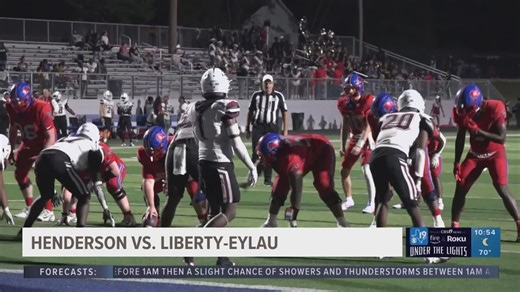UNDER THE LIGHTS: Liberty-Eylau gets by Henderson 44-41