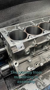 Journey of an engine from the comec cnc machine through to assembly process #comec #sunnen #machineshop #enginebuild | Oztrack