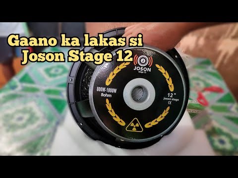 Joson Stage 12 Speaker, Testing