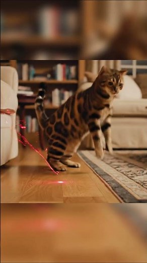 🔴 Cat Chases a Laser Light — Funniest Cat Reactions Ever! 😹🐾