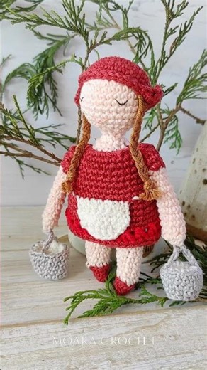 Day 8: Crochet Maids A-Milking 👩‍🌾✨ | Charming Christmas Ornament Pattern