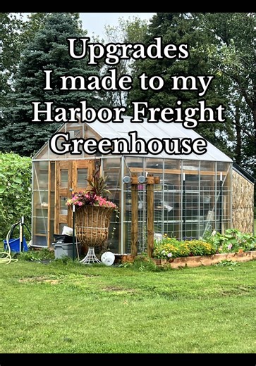 Upgrades to Harbor Freight Greenhouse for Gardening Success