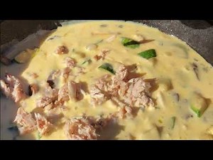 Egg Frittata - Crab Claw Meat & Vegetables