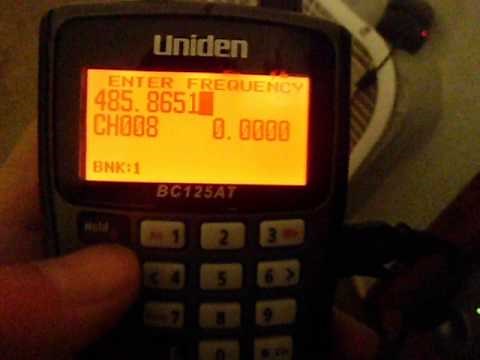 How program and tag frequencies on your Uniden BC125AT.