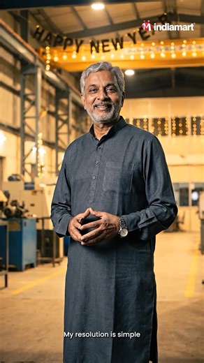 IndiaMART on Instagram: "No big promises. Just consistent moves. Happy New Year! IndiaMART, Kaam Yahin Banta Hai. #IndiaMART #HappyNewYear #KaamYahinBantaHai"