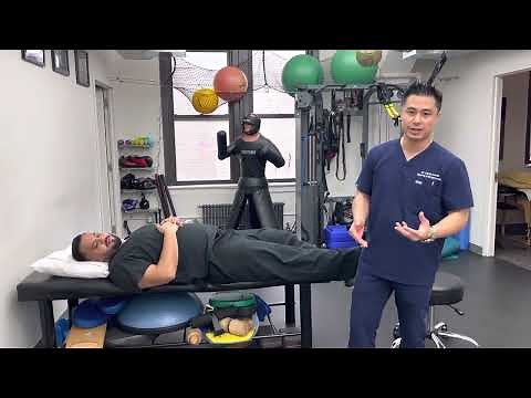 Stretching the Sartorius Muscle which can help alleviate inner knee pain