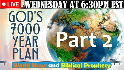 LIVE WEDNESDAY AT 6:30PM EST - Current News and Biblical Prophecy - The Story of the Bible!
